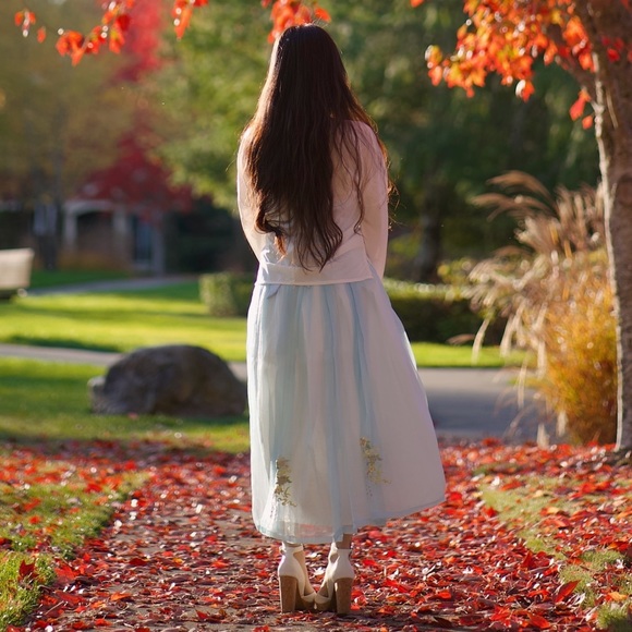 blue white hanfu size S - Picture 5 of 5
